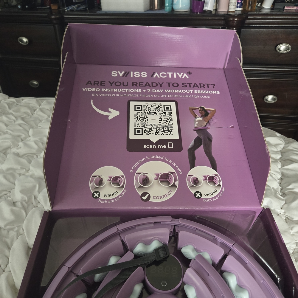 Silent Hula Hoop - Purple - Picture 5 of 10